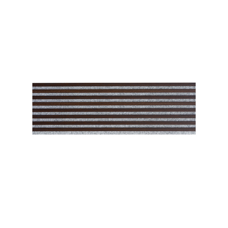 Koka sienas panelis 2700 x 400mm (Grey – Dark oak)